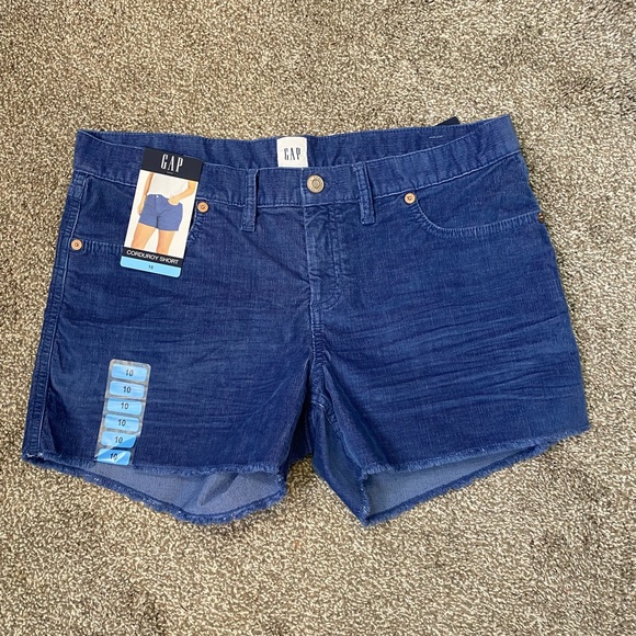 GAP Shorts New Soft Gap Corduroy Stretch Frayed Hem Shorts Poshmark